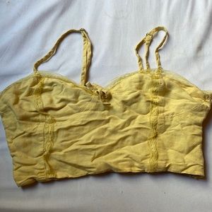 Yellow Crop Top